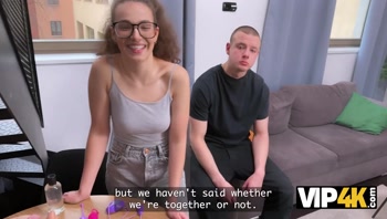 VIP4K. Nikol Raklova helps her Boyfriend make Money