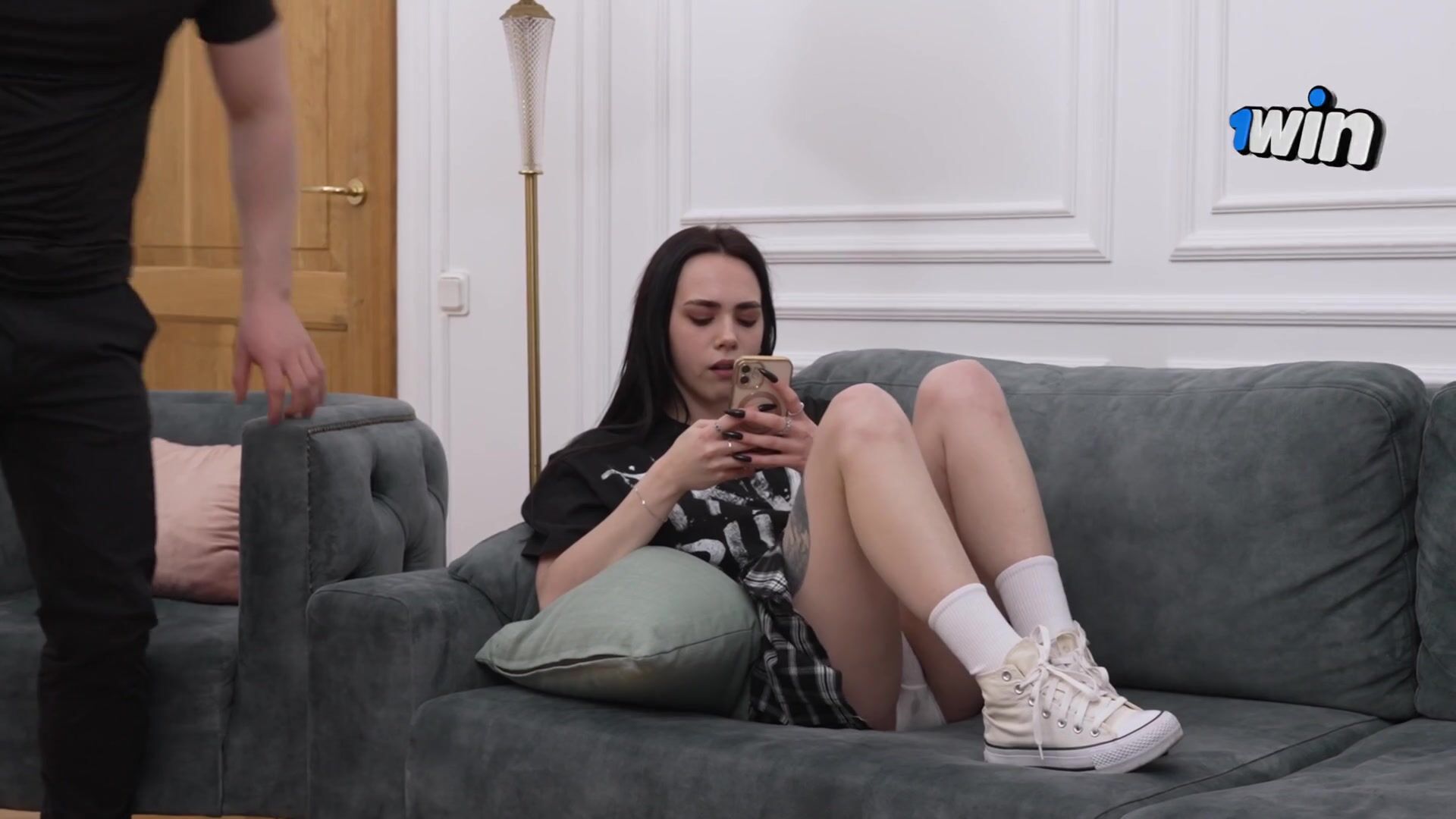 Severe Humiliation. I Pissed BF off Hard and he Fucked me on the Floor. 4K HD Tim Team