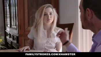 FamilyStrokes - Busty Step Mom Caught Husband Fucking