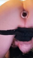 Bunny Socks' Big Ass Anal Play with Plugged Bliss