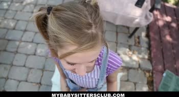 l James - Blonde Teen (18+) Babysitter's Secret Solo Session
