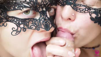 Poly-Amory's Sultry Oil Handjob Duo Delight