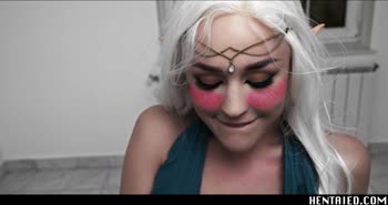 Fantasy Fulfilled: Elf's Egg-Laying Cosplay Delight