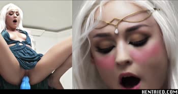 Fantasy Fulfilled: Elf's Egg-Laying Cosplay Delight