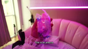 La Santa Kinoko's Anal Adventure: Enema & Plug Fun!