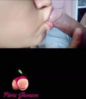 ParisJhonson25 - Paris Jhonson25's Sizzling Fiesta Ends in Fiery Blowjob