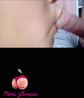 ParisJhonson25 - Paris Jhonson25's Sizzling Fiesta Ends in Fiery Blowjob
