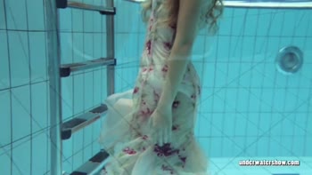 Lucy's Hairy Russian Delight: Underwater Babe Solo
