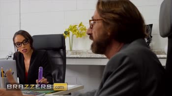 Alexis Tae's Office Seduction with Steve Holmes