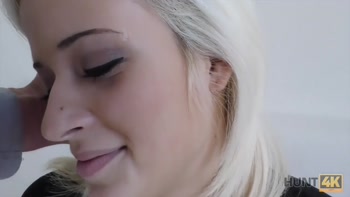 HUNT4K. Magnificent babe enjoys oral sex and pussy fucking for money