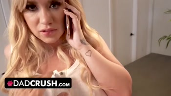 Dadcrush - Slutty Blond Teen (18+) Accidentally Sends Her Nude Photos To Her Stepdad
