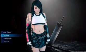 Brenna Sparks' Tattooed Tifa Lockhart Cosplay Fantasy