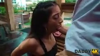 DADDY4K. Kinky Latina risked and fucked his daddy