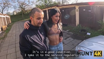 HUNT4K. A Hot Latina Cheats on her Cuckold Boyfriend