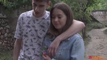 Sultry Teen (18+) Couple's Steamy Love Affair