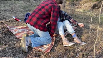 Remlic's Wild Forest Fling: Outdoor Cowgirl Creampie