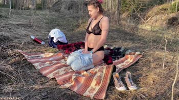 Remlic's Wild Forest Fling: Outdoor Cowgirl Creampie