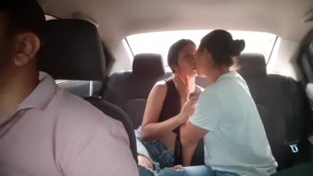 MeryandLu's Sizzling Car Sex: Colombian Lesbians Ignite in Public