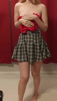 KujoMikomi's Cute Blonde Tease: Butthole Winks and Seductive Strips