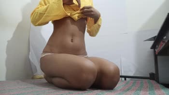 desi_girl23 - Desi Girl 23's Sultry Solo: Big Ass Indian Teen (18+) Masturbates in Pajamas