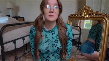 Nerdy Cutie Sableheart7249 Bares All: Tiny Tits & Nipples Uncovered