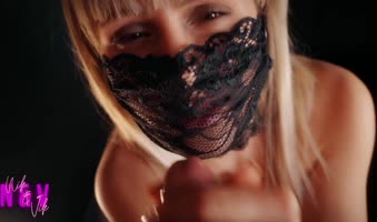 NikAndVik's Sultry POV Handjob Teases Cumshot on Her Pretty Face