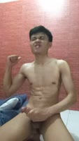 Keripik Benteng's Handsome Solo Show: Hot Asian College Boy Jerks Off
