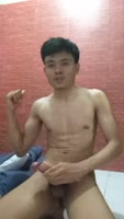 Keripik Benteng's Handsome Solo Show: Hot Asian College Boy Jerks Off