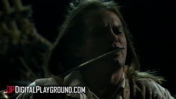 Riley Steele and Shawna Lenee Share Ben English in Sensual Pirates Parody