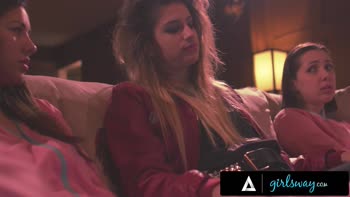 Kristen Scott Teaches Teens (18+) About Lesbian Love in Steamy Babysitter Roleplay