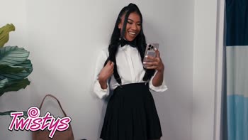 Ameena Green Joins Alexis Tae for a Steamy Office Lesbian Affair