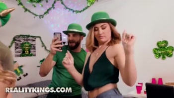 REALITY KINGS - Party Turns From Mild To Wild When College Girls Kali Roses, Kat Monroe & Miki Cruz Share Logan's Cock
