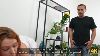 HUNT4K. He Sold His Girlfriend's Big Natural Tits for Game
