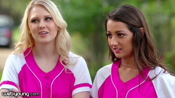 Athena and Lily Rader's Teen (18+) Threesome Escapade