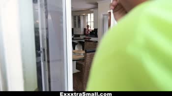 Makenna Blue's Petite Perfection - Skinny Teen (18+) Fucked By Big-Cocked Handy Man