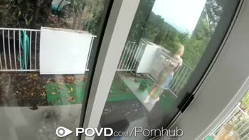 Kate Bloom Bends for Her Big Fan's Massive Cock in POV