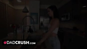 Step-Daughter Sucks Filthy Step-Father's Cock in Exchange For Receiving An Allowance - DadCrush