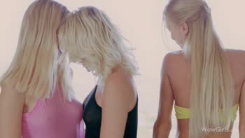 Nancy A Joins Blonde Threesome with Lily Bella & Freya Mayer