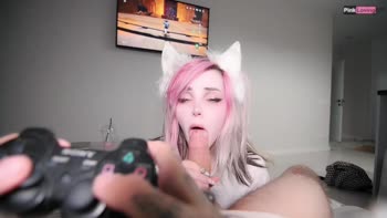 Pinkloving's Sweet Face Seduction: Genshin Impact POV Blowjob
