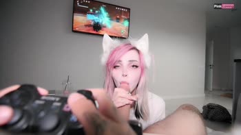 Pinkloving's Sweet Face Seduction: Genshin Impact POV Blowjob