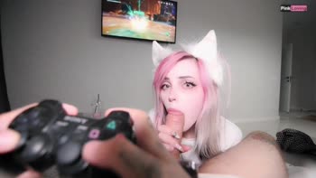 Pinkloving's Sweet Face Seduction: Genshin Impact POV Blowjob