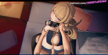 Sweetlife060's Genshin Impact: Behind-Loved Blonde Delights