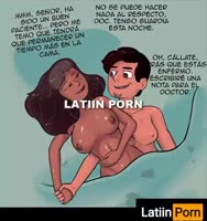 LatiinPorn's Sultry Cartoons: Big Penis & Buxom Babes Combine