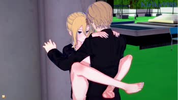 Kaguya-sama's Ai & Miyuki in Steamy Rooftop Rendezvous
