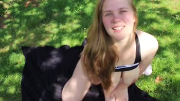 Maja Meer's Sizzling Outdoor Adventure: Big Tits & Curvy Bliss