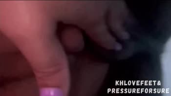 KHLoveFeet21 Teases with Sizzling Big Cock Foot Action