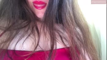 AnaGloriasfetishes - AnaGloria's Sassy Tease: Red-Lipstick Kisses & Flirtatious Bites