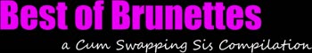 Liz Jordan - Brunette Stepsisters Share Big Dicks in Sultry Cum Swapping Threesome