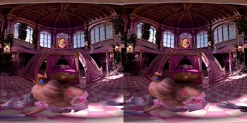 Kay Lovely's Sultry Princess Peach Fantasy in VR