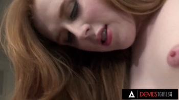 Shiri Allwood's Redhead Shemale Craves Ass-Filling Cock in Pantyhose